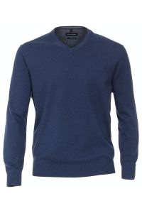 Maglia Uomo Casamoda Collo v Classic Tinta unita 100% caldo cotone
