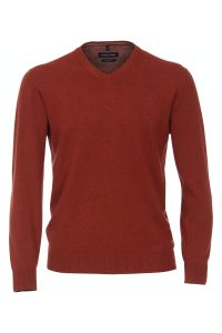 Maglia Uomo Casamoda Collo v Classic Tinta unita 100% caldo cotone