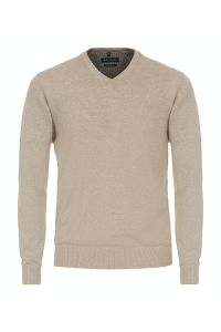 Maglia Uomo Casamoda Collo v Classic Tinta unita 100% caldo cotone