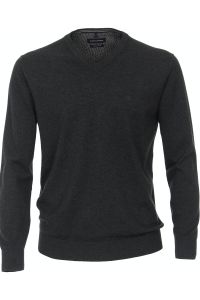 Maglia Uomo Casamoda Collo v Classic Tinta unita 100% caldo cotone