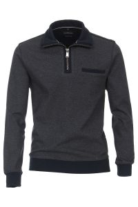 Maglia Uomo Casamoda Cerniera Classic Fantasia 100% caldo cotone