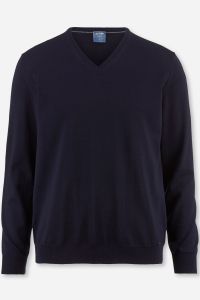 Maglia Uomo Olymp Collo v Classic Tinta unita 100% lana