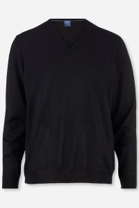 Maglia Uomo Olymp Collo v Classic Tinta unita 100% lana