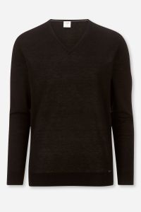 Maglia Uomo Olymp Collo v Regular Tinta unita 85% lana vergine 15% seta