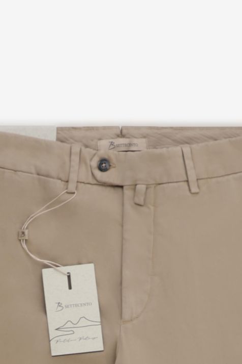 Pantalone Uomo B-Settecento Chino Slim Tinta unita 97% cotone 3% elastan
