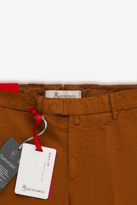 Pantalone Uomo B-Settecento Chino Slim Tinta unita 97% cotone 3% elastan