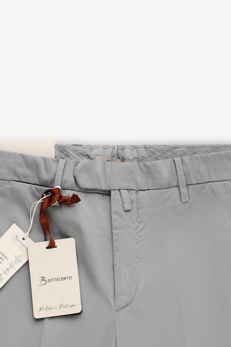 Pantalone Uomo B-Settecento Chino Slim Tinta unita 97% cotone 3% elastan