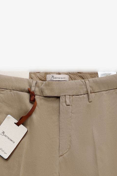 Pantalone Uomo B-Settecento Chino Slim Tinta unita 100% cotone