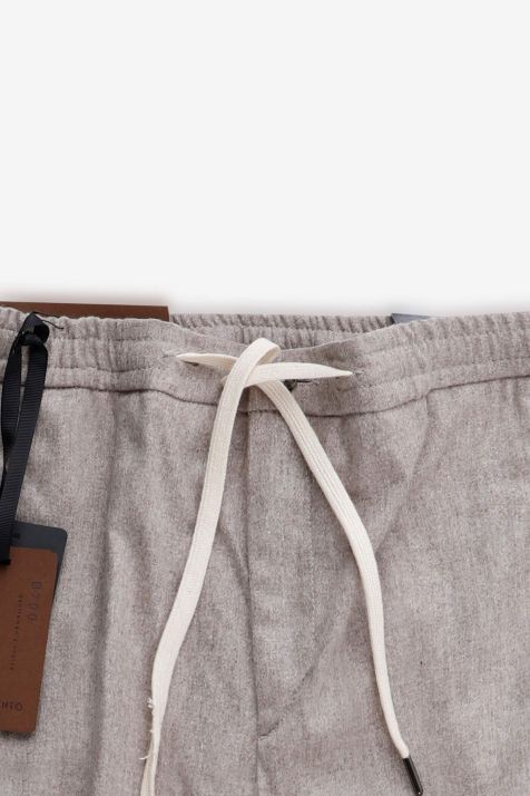 Pantalone Uomo B-Settecento Chino Slim Tinta unita 78% Lana Vergine 12%pa 10% cashmere