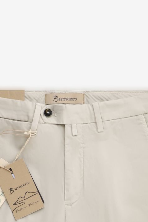 Pantalone Uomo B-Settecento Chino Slim Tinta unita 97% cotone 3% elastan