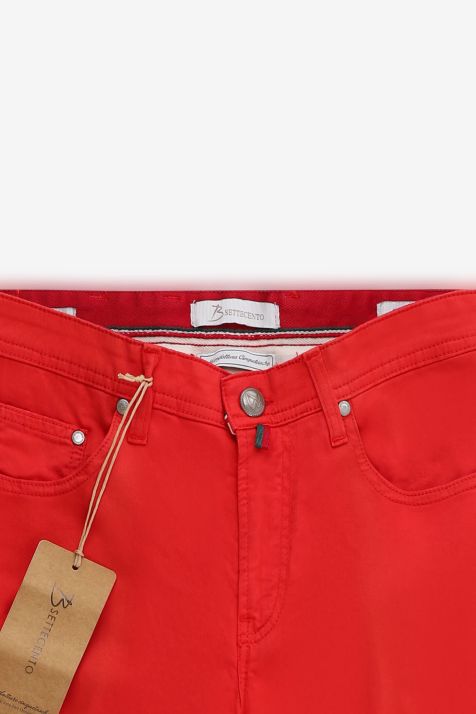 Pantalone Uomo B-Settecento 5 tasche Slim Tinta unita 97% cotone 3% elastan