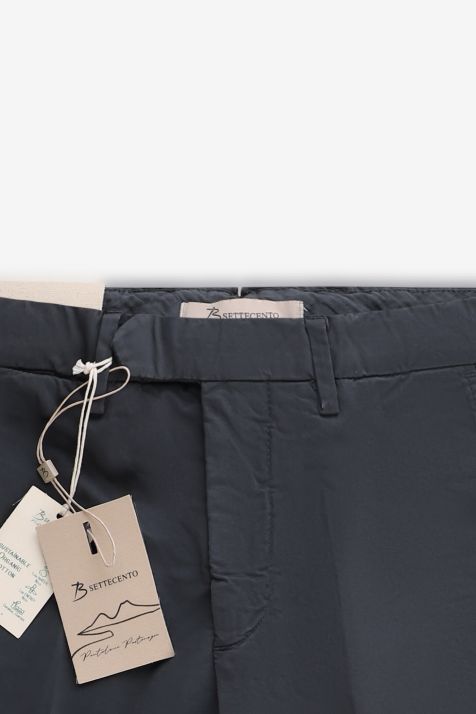 Pantalone Uomo B-Settecento Chino Slim Tinta unita 97% cotone 3% elastan