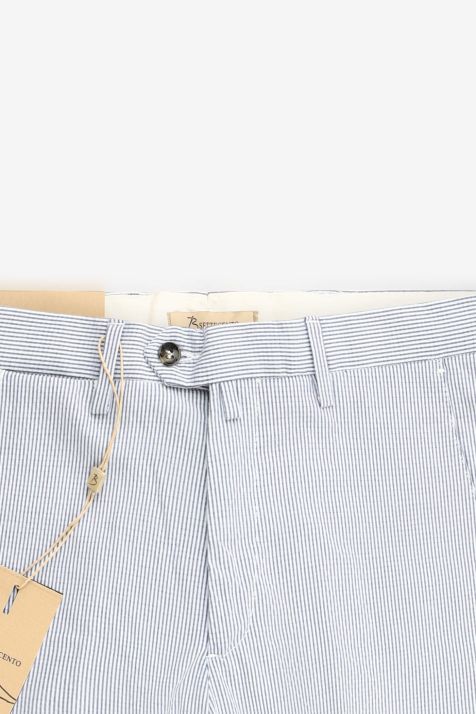 Pantalone Uomo B-Settecento Chino Slim Righe 98% cotone 2% ea