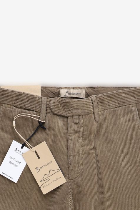 Pantalone Uomo B-Settecento 5 tasche Slim Tinta unita 97% cotone 3% elastan