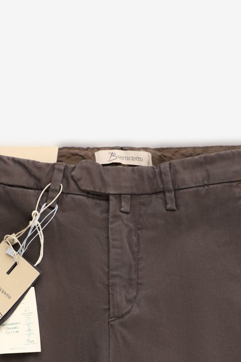 Pantalone Uomo B-Settecento Chino Slim Tinta unita 98% cotone 2% ea