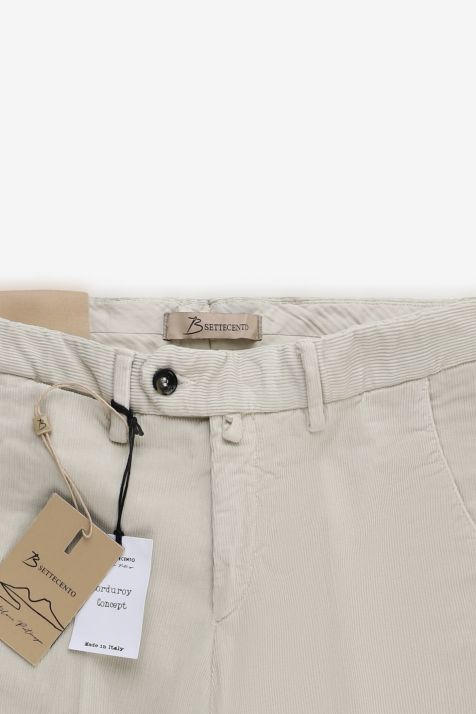 Pantalone Uomo B-Settecento Chino Slim Tinta unita 97% cotone 3% elastan