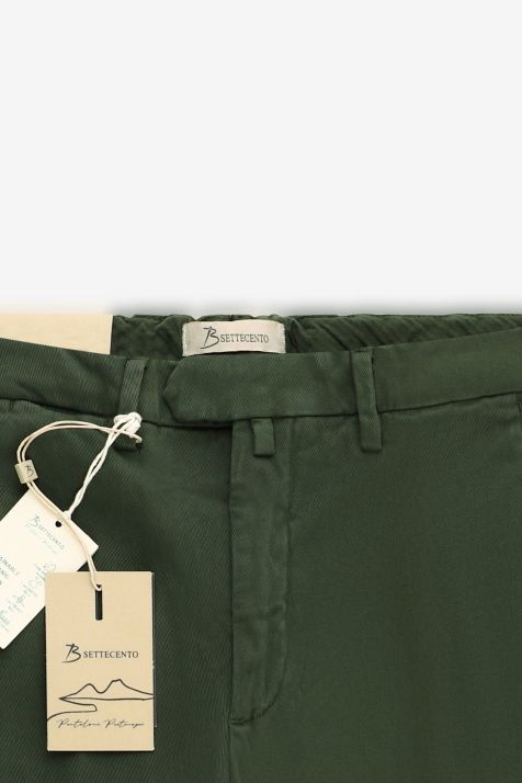 Pantalone Uomo B-Settecento Chino Slim Tinta unita 97% cotone 3% elastan