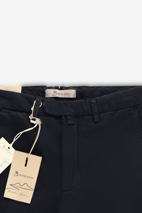 Pantalone Uomo B-Settecento Chino Slim Tinta unita 97% cotone 3% elastan