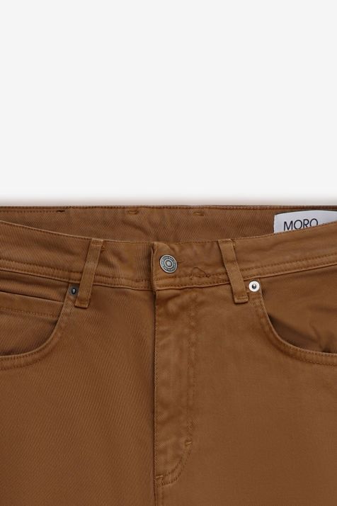 Pantalone Uomo Moro 5 tasche Slim Tinta unita 98% cotone 2% ea