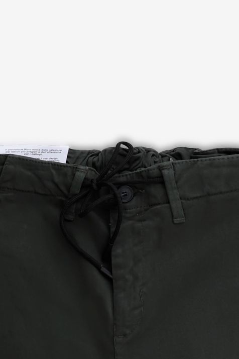 Pantalone Uomo Moro Chino Slim Tinta unita 98% cotone 2% ea