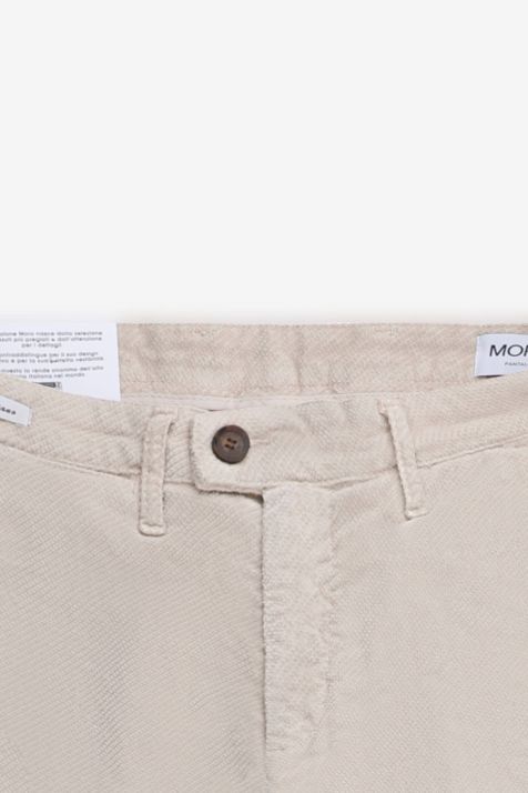 Pantalone Uomo Moro Chino Slim Tinta unita 98% cotone 2% ea
