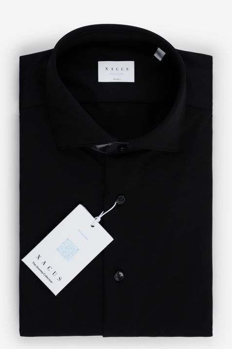 Camicia Uomo Xacus Regular Tinta unita 86% poliammide 14% elastan collo Francese Manica lunga