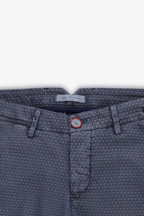 Pantalone Uomo Yan Simmon Classici Slim Micro disegno 98% cotone 2% ea