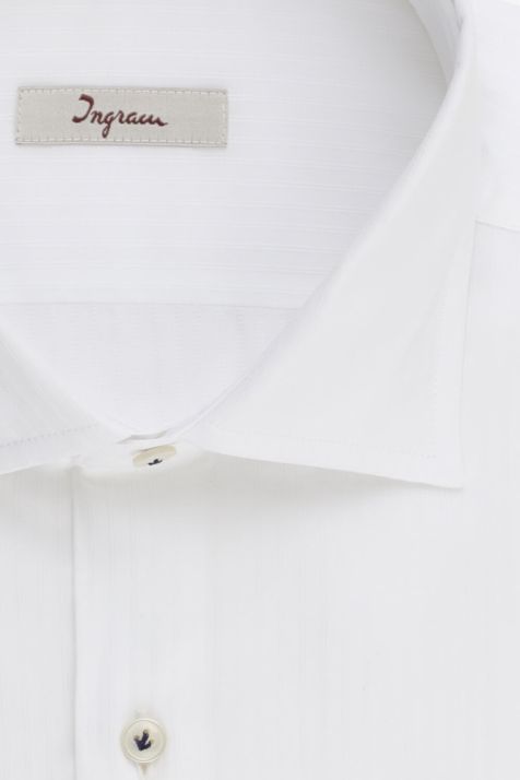 Camicia Uomo Ingram Regular Tinta unita 100% cotone collo Italiano Manica lunga