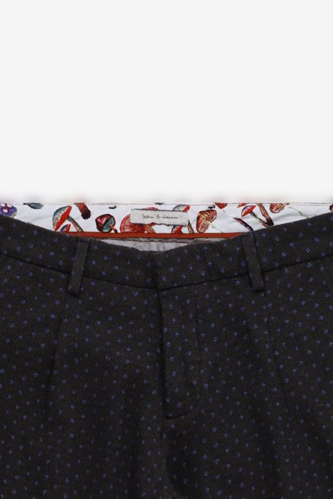 Pantalone Uomo Yan Simmon Chino Slim Micro disegno 44% cotone 26% lana 33% pa 