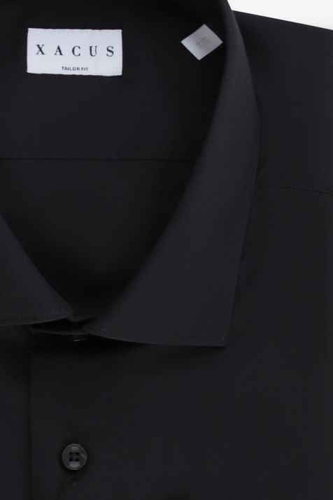 Camicia Uomo Xacus Regular Tinta unita 100% cotone collo Francese Manica lunga