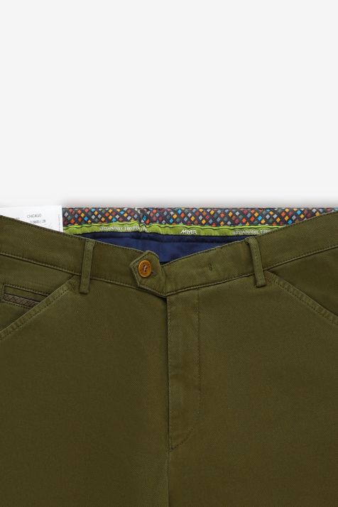Pantalone Uomo Meyer Chino Classic Tinta unita 98% cotone 2% elastan
