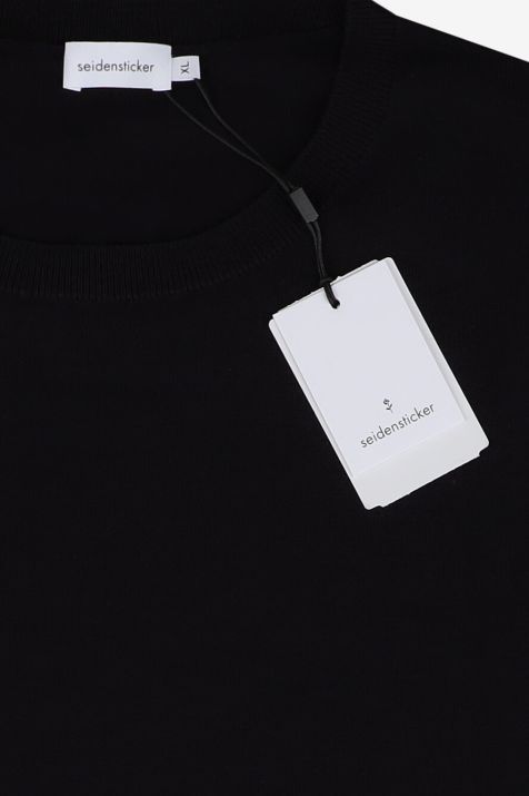 Maglia Uomo Seidensticker Girocollo Regular Tinta unita 100% lana