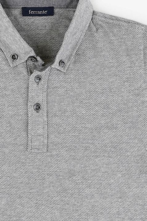 Maglia Uomo Ferrante Collo polo Regular Tinta unita 100% cotone
