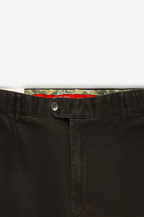 Pantalone Uomo Meyer Chino Regular Tinta unita 97% cotone 3% elastan