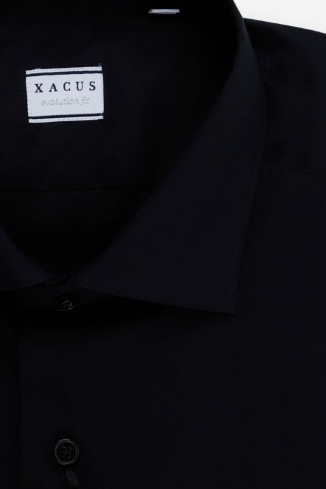 Camicia Uomo Xacus Classic Tinta unita 96% cotone 4% elastan collo Francese Manica lunga