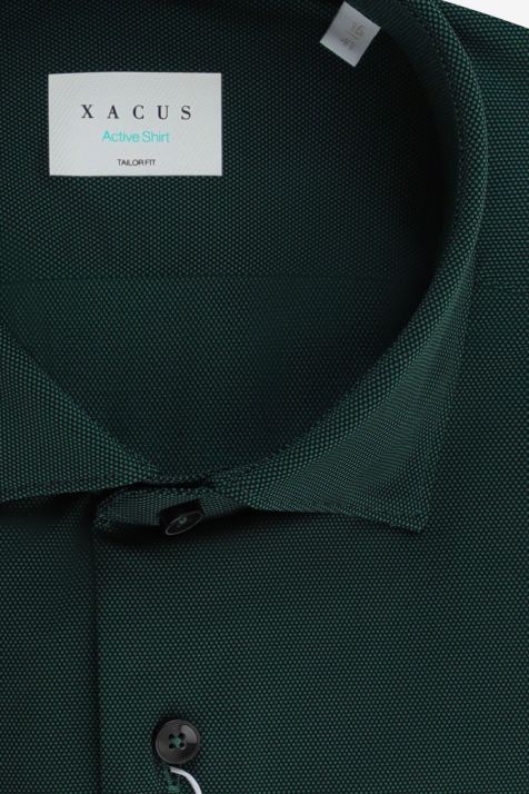 Camicia Uomo Xacus Regular Tinta unita 87% poliammide 13% elastan collo Francese Manica lunga