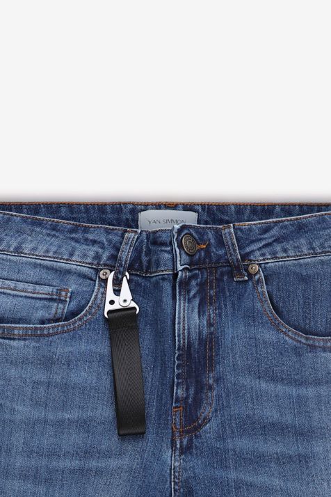 Pantalone Uomo Yan Simmon 5 tasche Slim Tinta unita 99% cotone 1% elastan