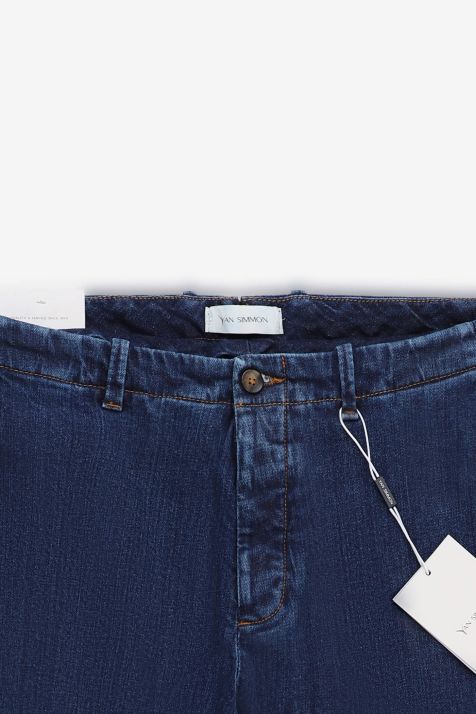 Pantalone Uomo Yan Simmon Chino Slim Tinta unita 99% cotone 1% elastan