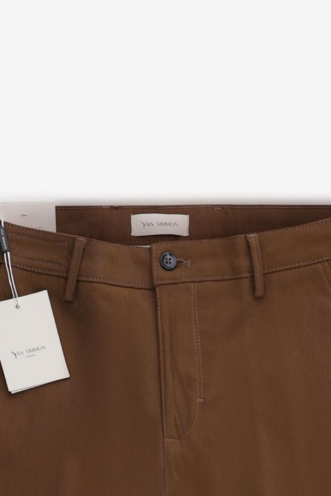 Pantalone Uomo Yan Simmon Chino Slim Tinta unita 57% cotone 40% nylon 3% ea