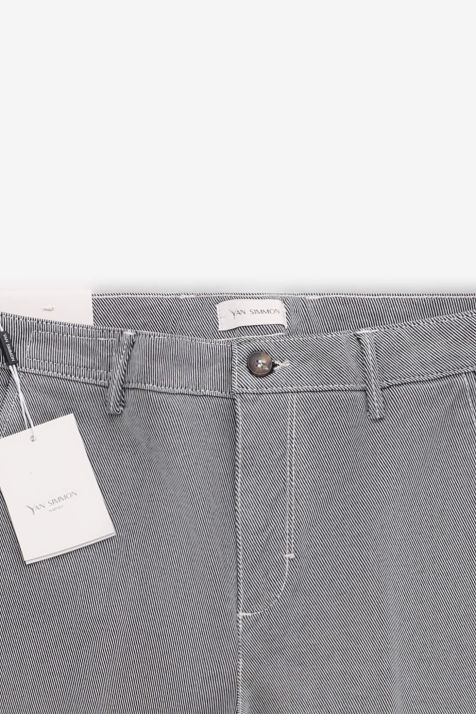 Pantalone Uomo Yan Simmon Chino Slim Righe 98% cotone 2% ea