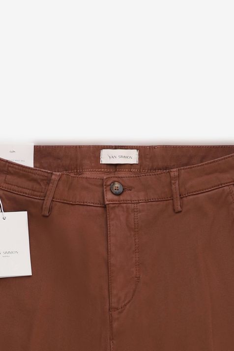Pantalone Uomo Yan Simmon Chino Slim Tinta unita 97% cotone 3% elastan