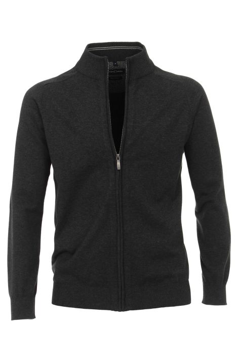 Maglia Uomo Casamoda Cerniera Classic Tinta unita 100% caldo cotone