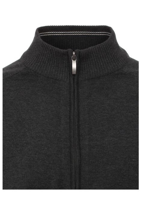 Maglia Uomo Casamoda Cerniera Classic Tinta unita 100% caldo cotone