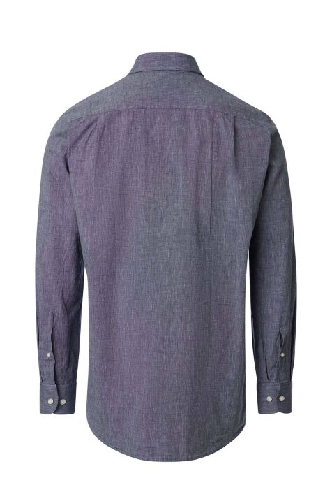 Camicia Uomo Casamoda Classic Tinta unita collo Italiano Manica lunga
