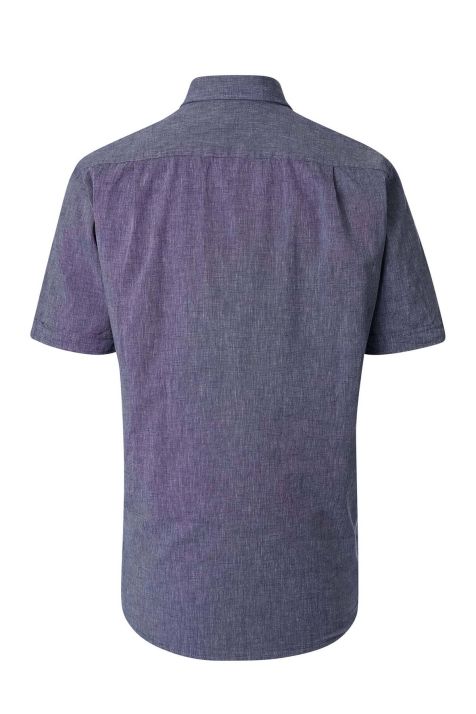 Camicia Uomo Casamoda Classic Tinta unita collo Italiano Manica corta