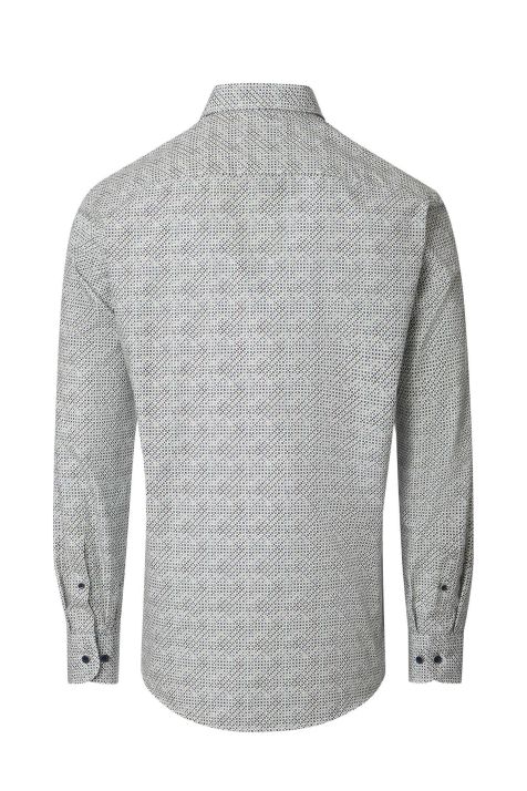 Camicia Uomo Casamoda Classic Fantasia collo Italiano Manica lunga