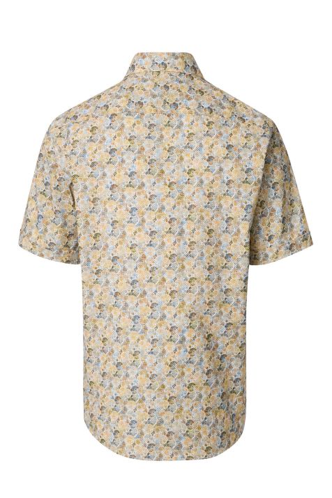 Camicia Uomo Casamoda Classic Fantasia collo Button down Manica corta