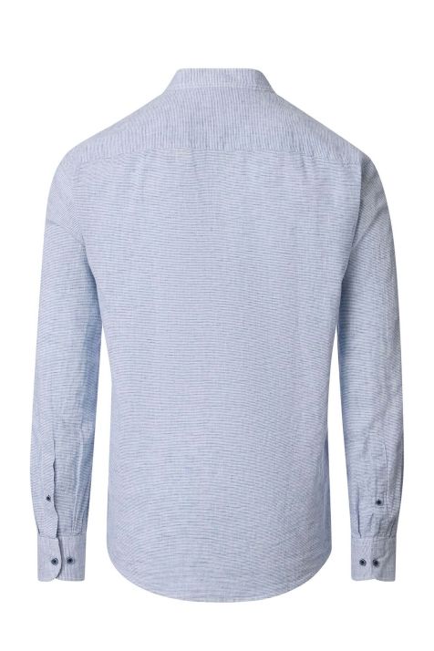 Camicia Uomo Casamoda Classic Tinta unita collo Coreano Manica lunga