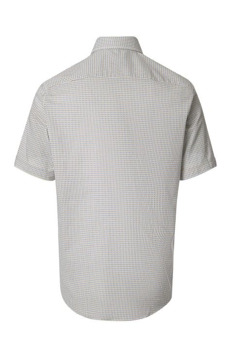 Camicia Uomo Casamoda Comfort Fantasia collo Button down Manica corta