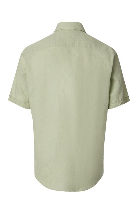 Camicia Uomo Casamoda Classic Tinta unita collo Button down Manica corta